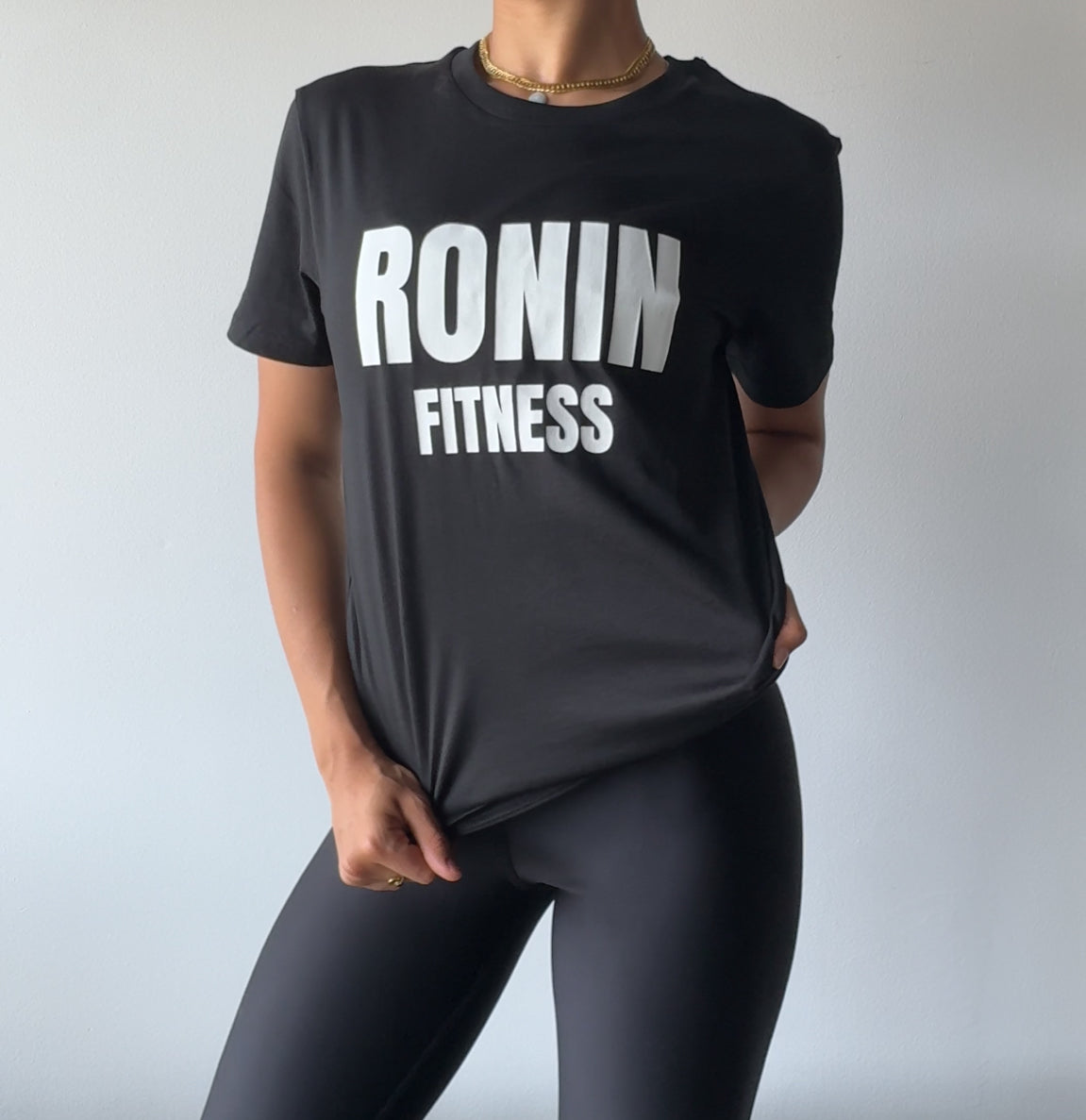 Ronin Fitness T-Shirt - Noir / Blanc