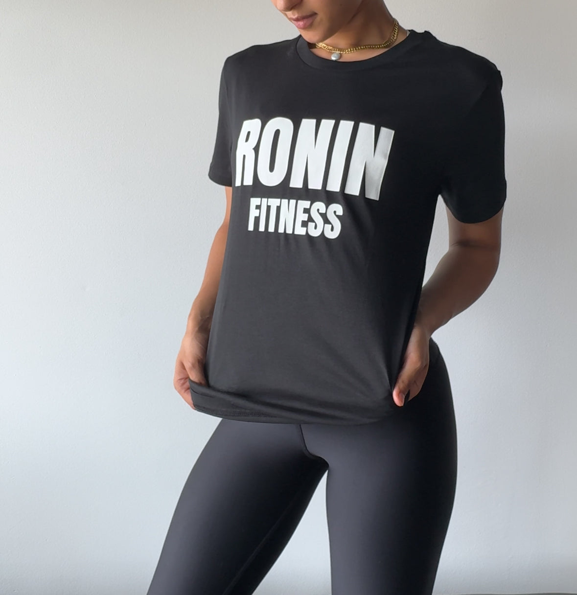 Ronin Fitness T-Shirt - Noir / Blanc