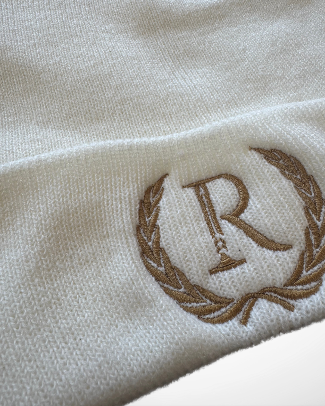 Bonnet "RONIN" - blanc / or