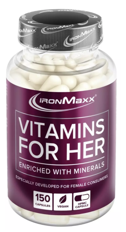 Vitamines (SpĂ©cial femmes đș) - enrichi en fer & minĂ©raux (150 caps)