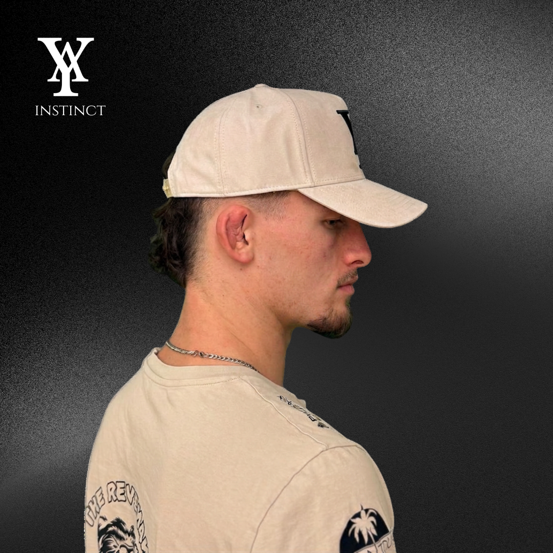 Casquette : VY (Vincent Yerly) Beige/Noir
