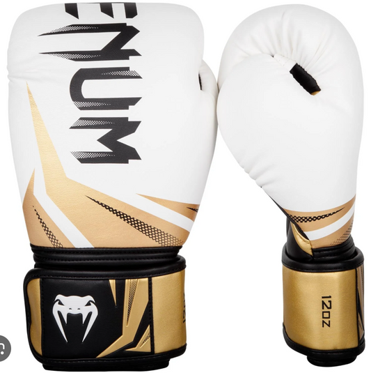 Gants de Boxe - Blanc / Or